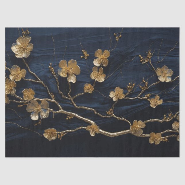 Seda Papel de descascaramiento, uva envolviendo - flore (Anverso)