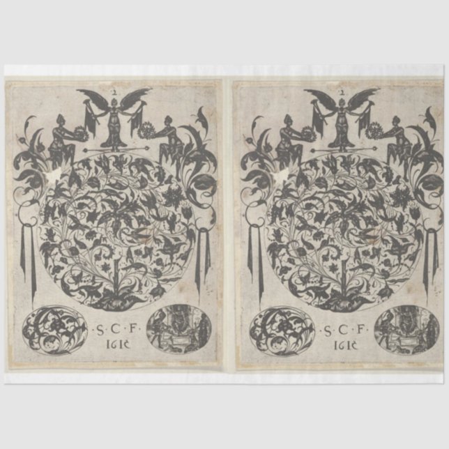 Seda Papel de descodificación de detalles arquitectónic (Anverso)