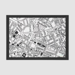 Seda Papel de descomposición 10"x15" - Mapas de época 2