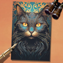 Papel de descomposición de Art Nouveau Cat 3