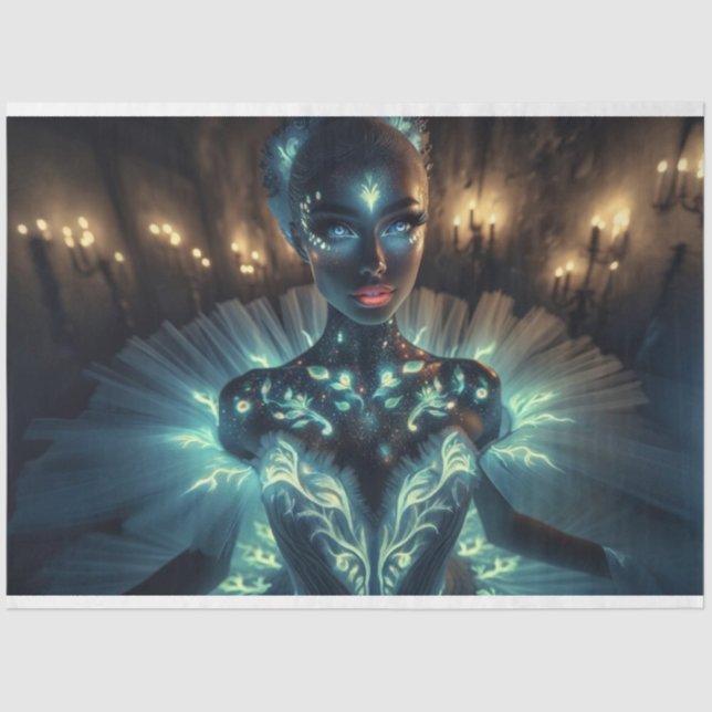 Seda Papel de descomposición de Ballerina brillante sur (Anverso)