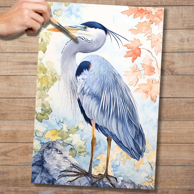 Seda Papel de descomposición de Blue Heron 4 (Subido por el creador)