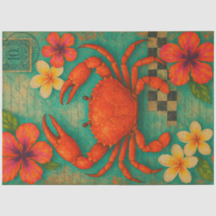 Seda Papel de descomposición de cangrejo de mar de cart