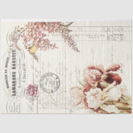 Seda Papel de descomposición de efemera floral