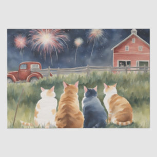 Seda Papel de descomposición de gatos y fuegos artifici