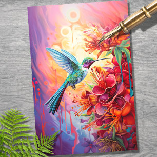 Seda Papel de descomposición de Hummingbird 1