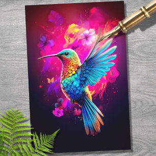 Seda Papel de descomposición de Hummingbird 3