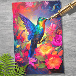 Seda Papel de descomposición de Hummingbird 5