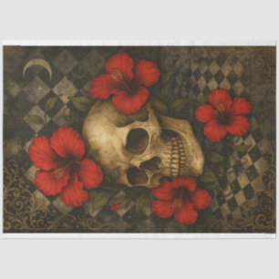 Seda Papel de descomposición de la elegancia de Skull e