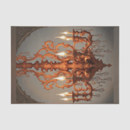 Seda Papel de descomposición de la lámpara de araña fra