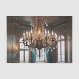 Seda Papel de descomposición de la lámpara de araña roc