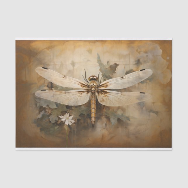 Seda Papel de descomposición de la libélula 4 (Anverso)