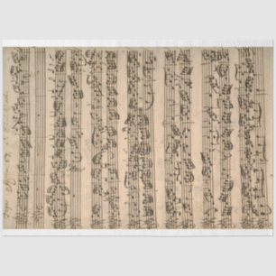 Seda Papel de descomposición de la música de la hoja de