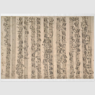 Seda Papel de descomposición de la música de la hoja de