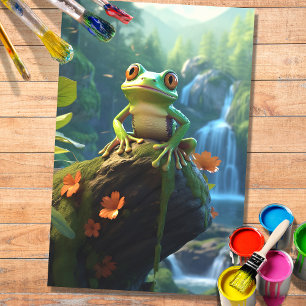 Seda Papel de descomposición de la rana 1