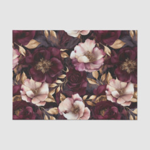 Seda Papel de descomposición de las flores de terciopel