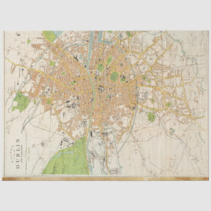 Seda Papel de descomposición de mapa de calles