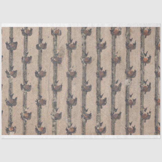 Seda Papel de descomposición de patrones de abstracción (Anverso)