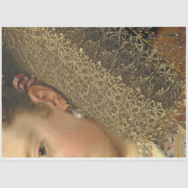 Seda Papel de descomposición de reina rosa (Anverso)