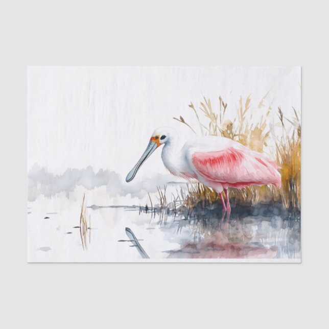 Seda Papel de descomposición de Spoonbill 4 (Anverso)