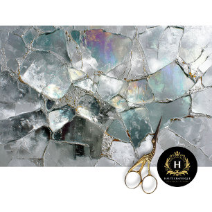 Seda Papel de descomposición de vidrio de escala de dra