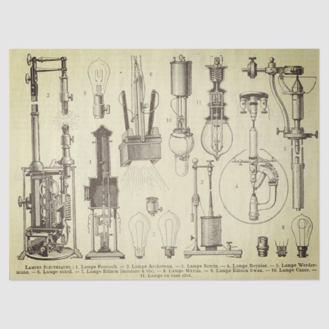 Seda Papel de descomposición de viñetas Edison (Anverso)