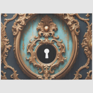 Seda Papel de descomposición del agujero de ornado roco