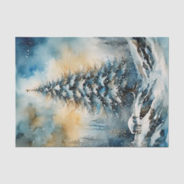 Seda Papel de descomposición del árbol evergreen de Win