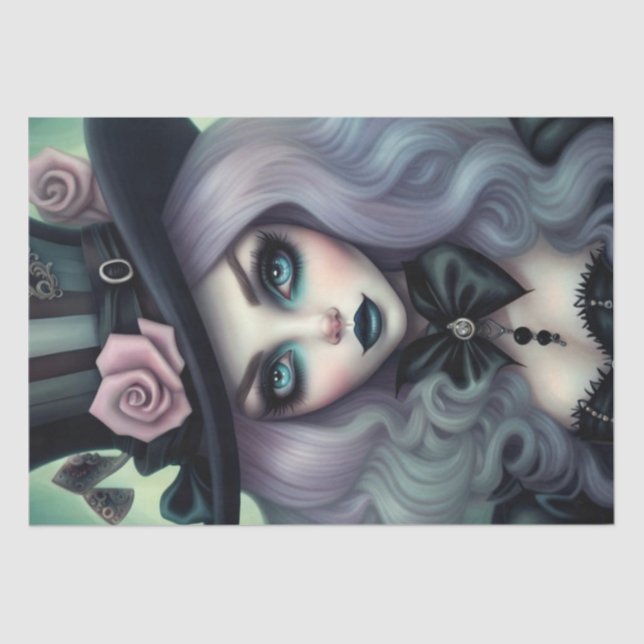 Seda Papel de descomposición del pelo púrpura de Sultry (Anverso)