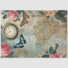 Seda Papel de descomposición floral de Springtime Pocke