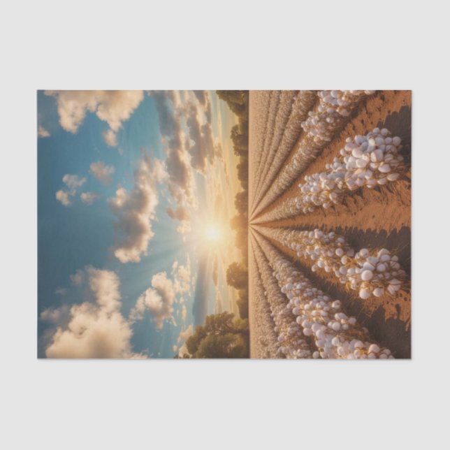 Seda Papel de descomposición iluminado por la luz solar (Anverso)