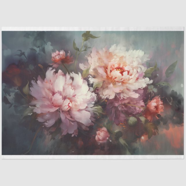 Seda Papel de descomposición, lenguaje de las flores 2 (Anverso)