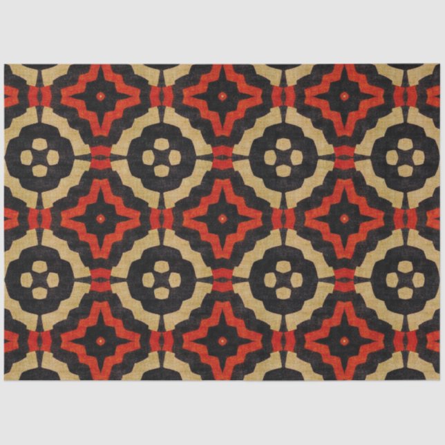 Seda Papel de descomposición textil africano (Anverso)