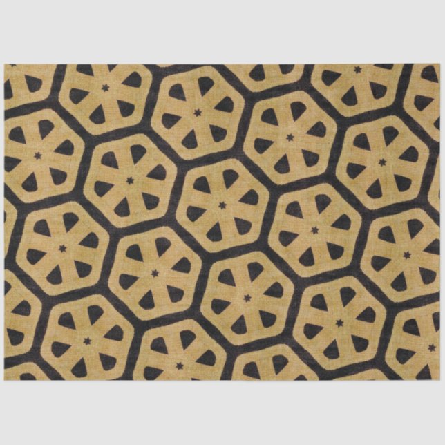 Seda Papel de descomposición textil africano (Anverso)