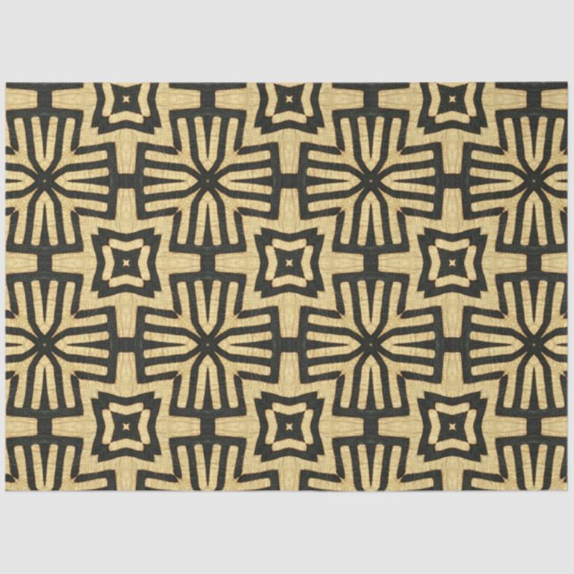 Seda Papel de descomposición textil africano (Anverso)