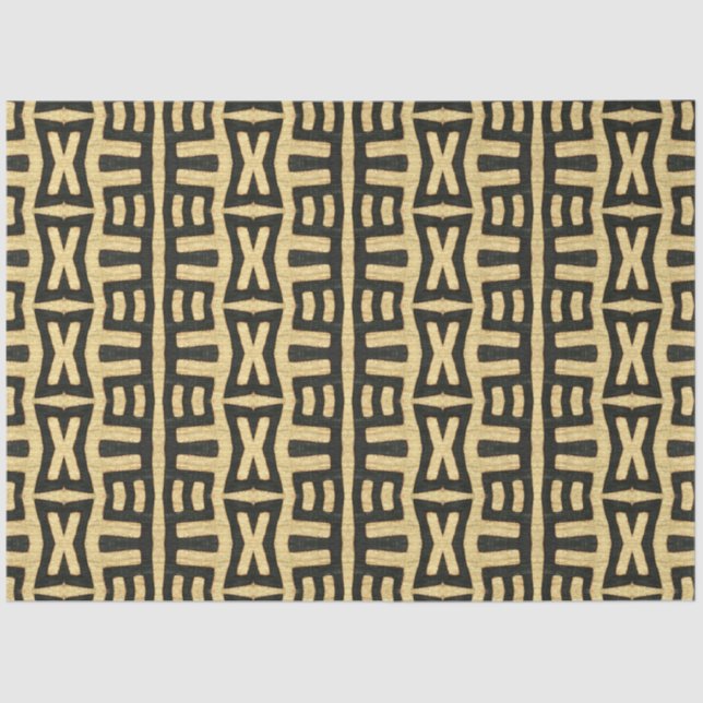 Seda Papel de descomposición textil africano (Anverso)