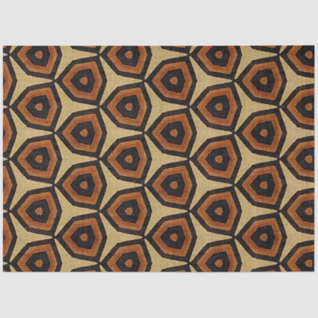 Seda Papel de descomposición textil africano (Anverso)