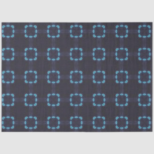 Seda Papel de descomposición textil índigo africano
