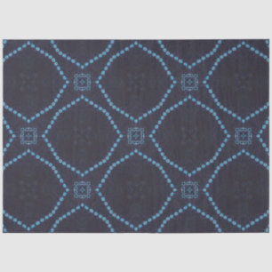Seda Papel de descomposición textil índigo africano