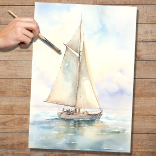 Seda Papel de desconchado de barco de vela 3