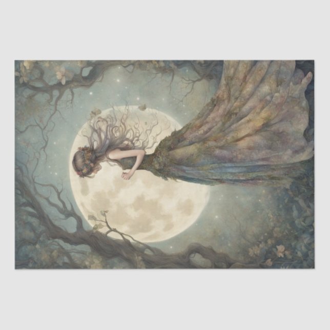 Seda Papel de desconchado de la dama caprichosa (Anverso)