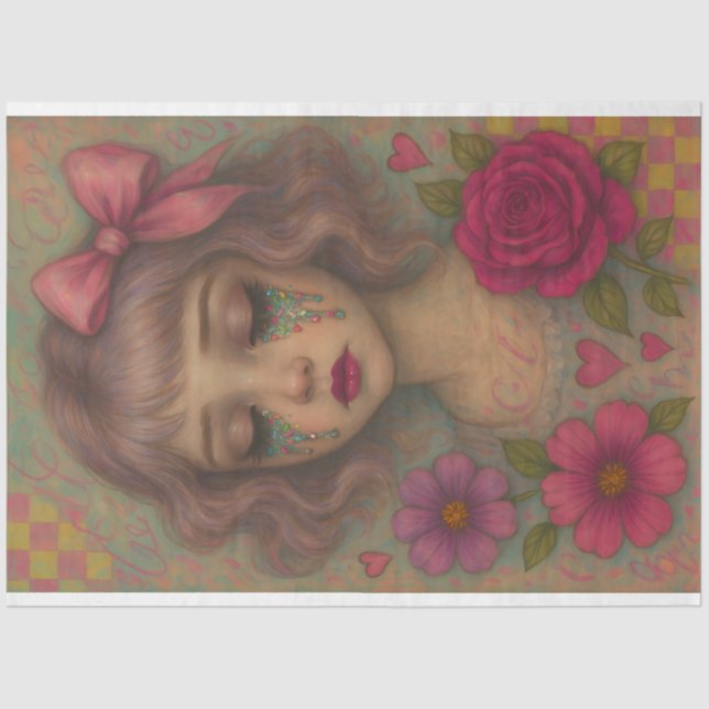 Seda Papel de desconección de muñecas caprichosas - Chi (Anverso)