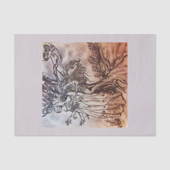 Seda Papel de desconexión 10"x15" - Arthur Rackham 7 (Anverso)
