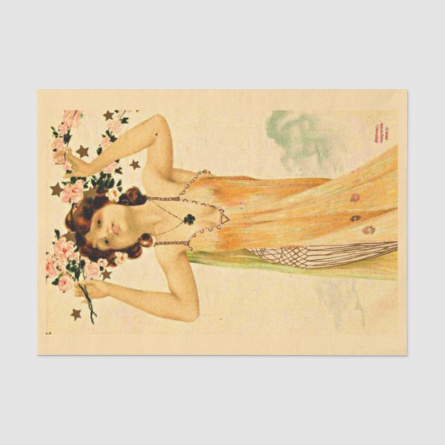 Seda Papel de desconexión 10"x15" - Raphael Kirchner 9 (Anverso)