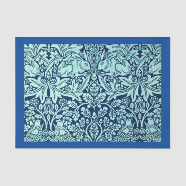 Seda Papel de desconexión 10"x15" - William Morris 14 (Anverso)