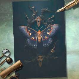 Seda Papel de desconexión de Moth Dark Academia 1