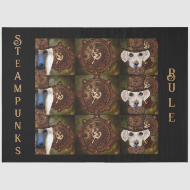 Seda Papel de desconexión de Steampunk (Anverso)