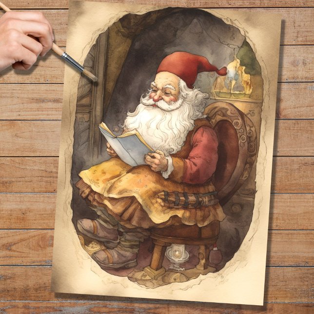 Seda Papel de desconexión Nostálgico Santa 1 (Subido por el creador)