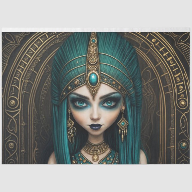 Seda Papel de desconfianza de la Cleopatra egipcia (Anverso)