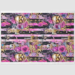 Seda Papel de desconfianza de Shabby Gótico Glam I